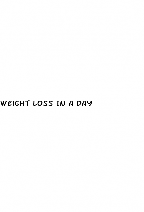 Weight Loss In A Day